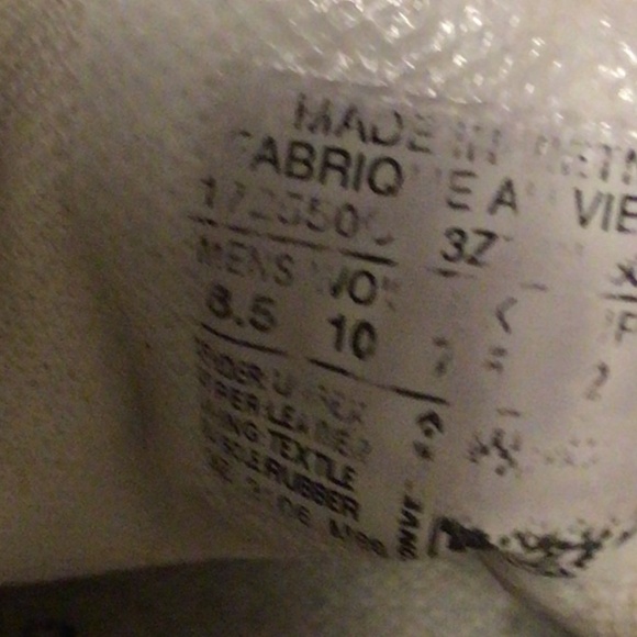 CONVERSE LEATHER SNEAKERS WITH SERRATED SOLE W 10/M8.5 - Picture 12 of 12